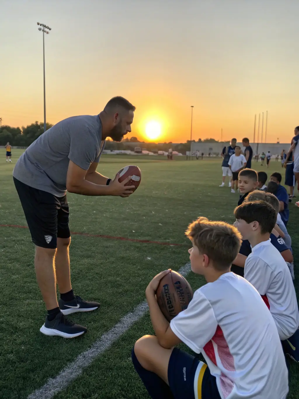 Image of club members attending a coaching workshop at Le FOOTBALL-CLUB DE JARS, emphasizing skill development and training.