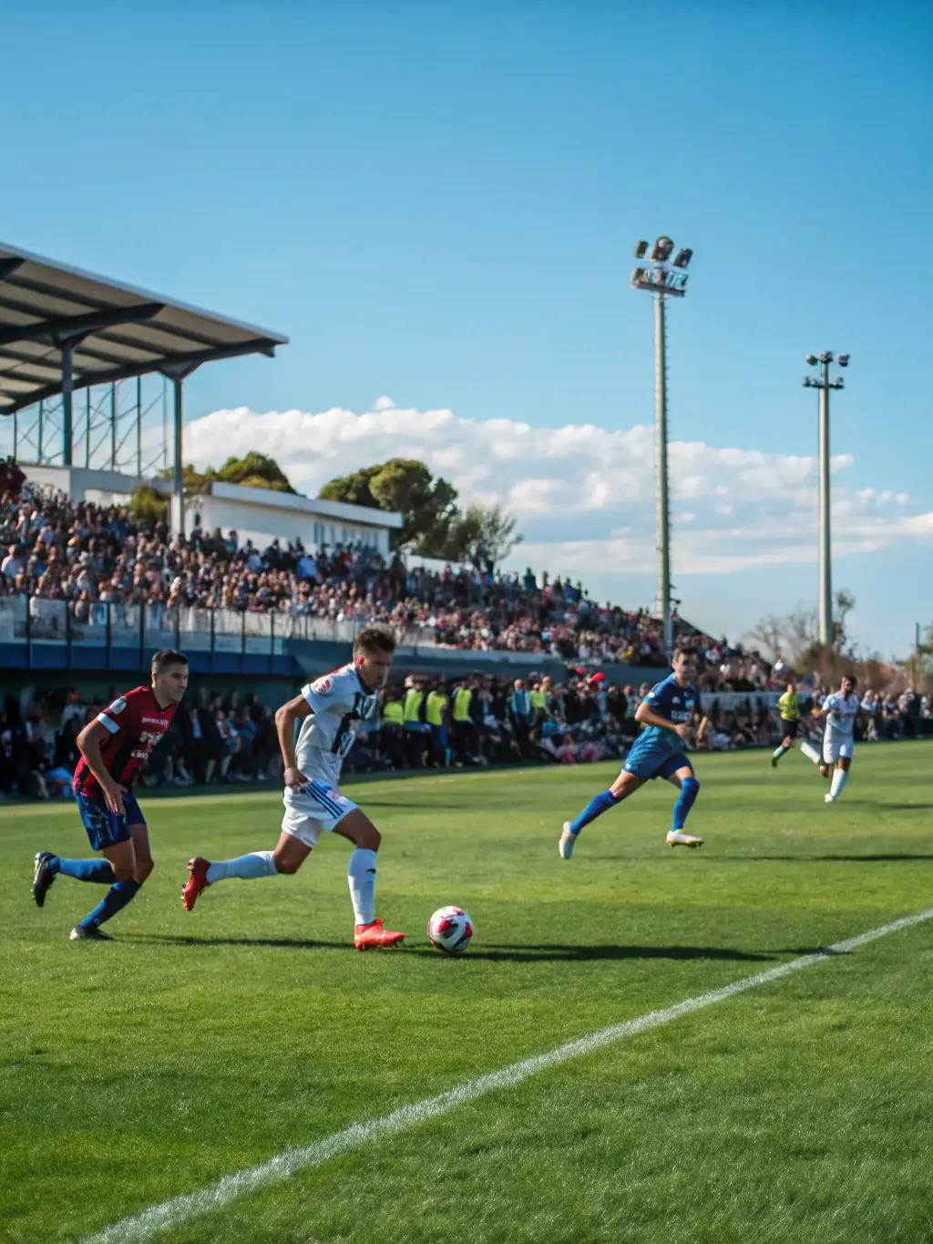 Image of a football match organized by Le FOOTBALL-CLUB DE JARS, showcasing the competitive spirit and community involvement.